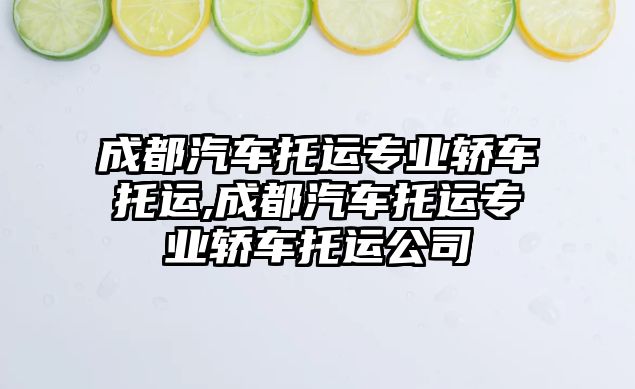 成都汽車托運專業(yè)轎車托運,成都汽車托運專業(yè)轎車托運公司