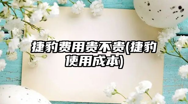 捷豹費用貴不貴(捷豹使用成本)