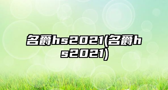 名爵hs2021(名爵hs2021)