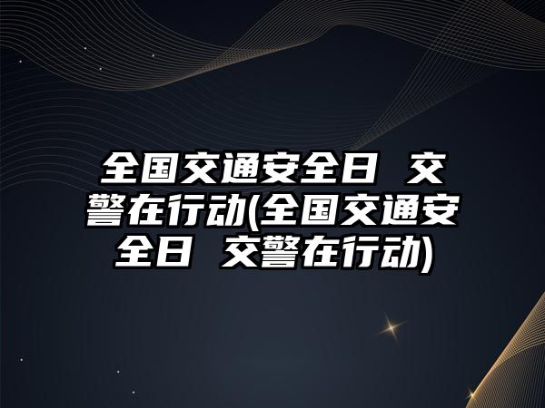 全國(guó)交通安全日 交警在行動(dòng)(全國(guó)交通安全日 交警在行動(dòng))