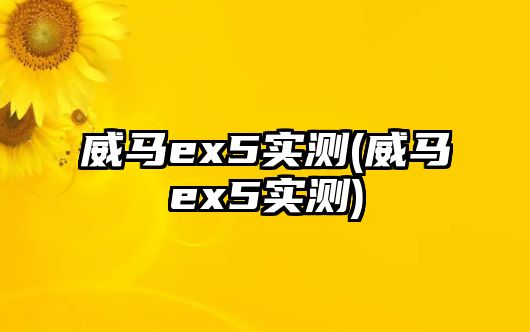 威馬ex5實(shí)測(cè)(威馬ex5實(shí)測(cè))