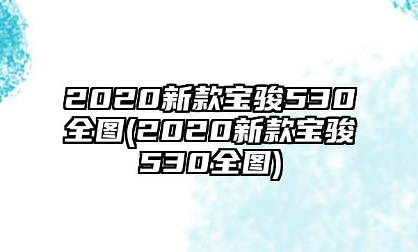 2020新款寶駿530全圖(2020新款寶駿530全圖)