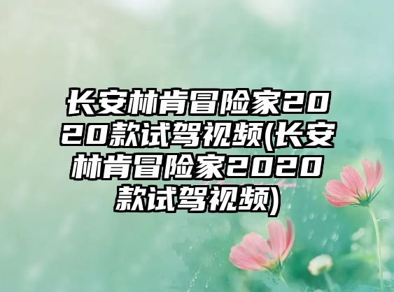 長安林肯冒險(xiǎn)家2020款試駕視頻(長安林肯冒險(xiǎn)家2020款試駕視頻)