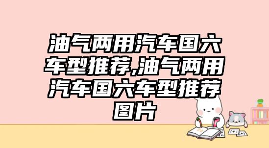 油氣兩用汽車國(guó)六車型推薦,油氣兩用汽車國(guó)六車型推薦圖片