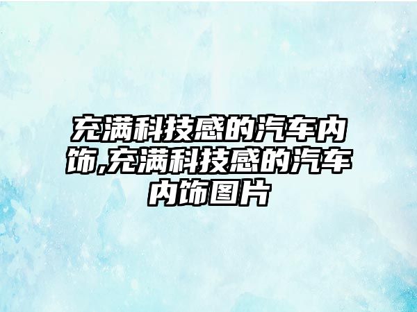 充滿科技感的汽車內(nèi)飾,充滿科技感的汽車內(nèi)飾圖片